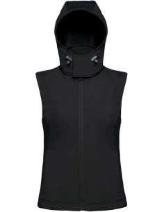 B&C | Hooded Softshell Gilet /women