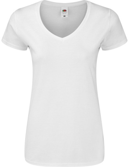 F.O.L. | Lady-Fit Iconic 150 V-Neck T Fruit of the Loom - 1