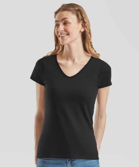 F.O.L. | Lady-Fit Valueweight V-Neck T Fruit of the Loom - 10